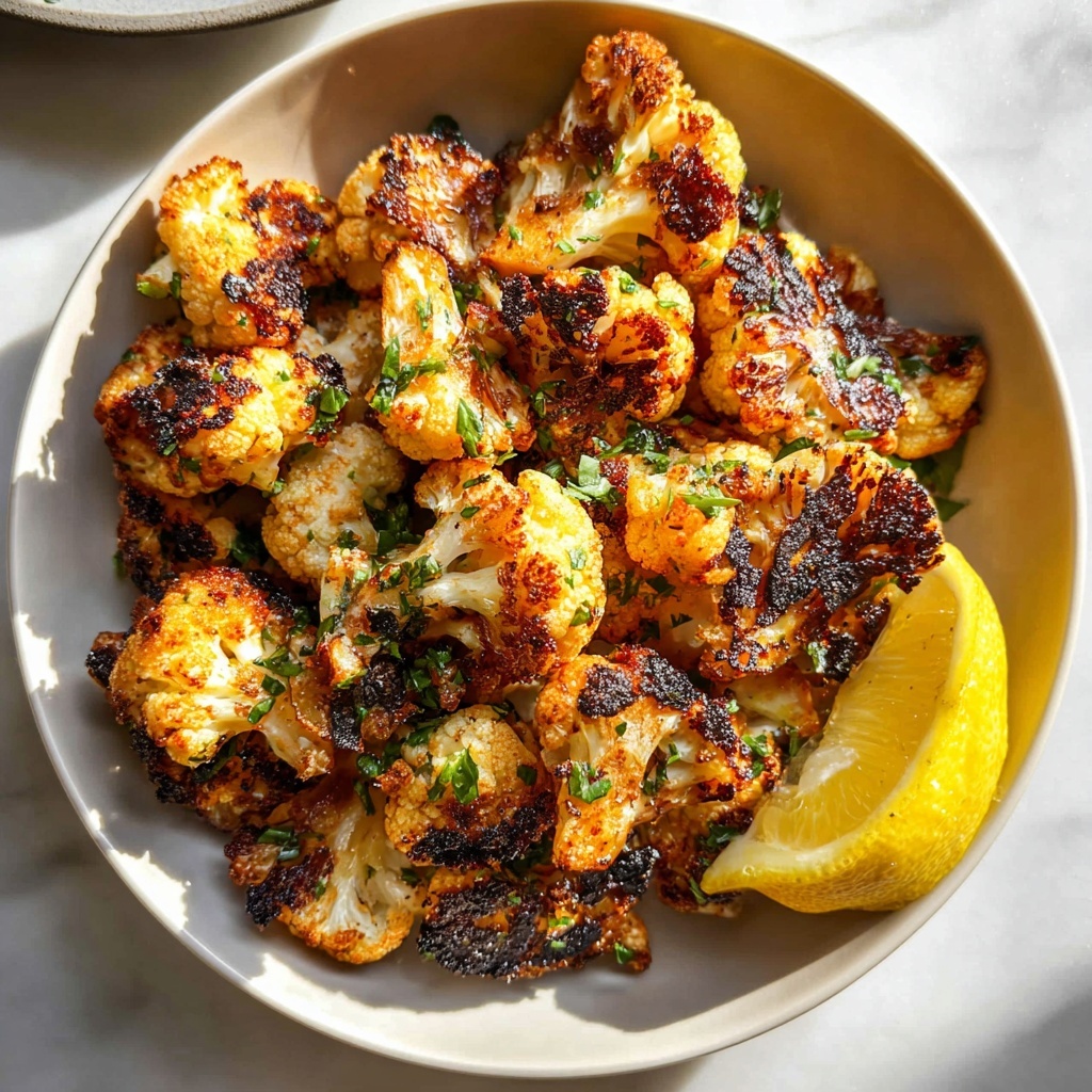 Garlic-Parmesan Roasted Cauliflower Recipe - Recipe Image