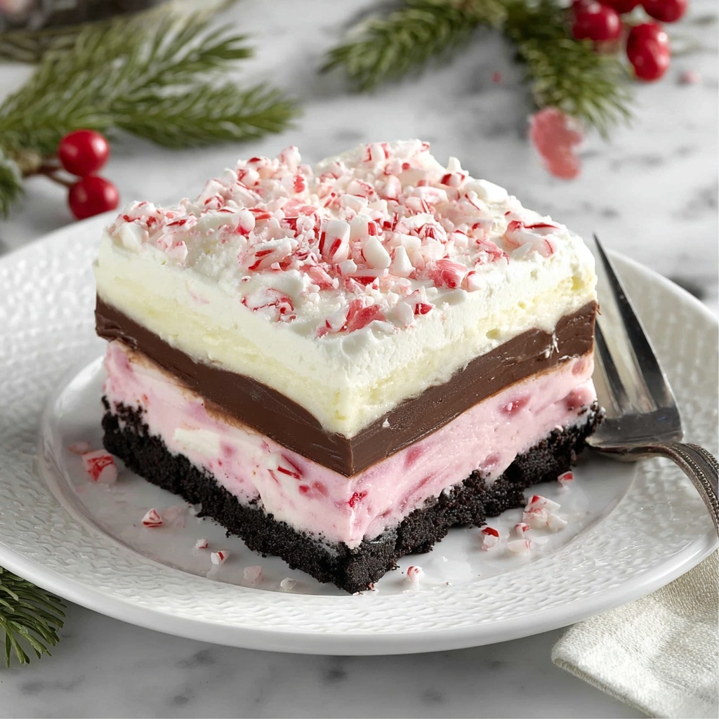 Chocolate Peppermint Lasagna Recipe - Recipe Image