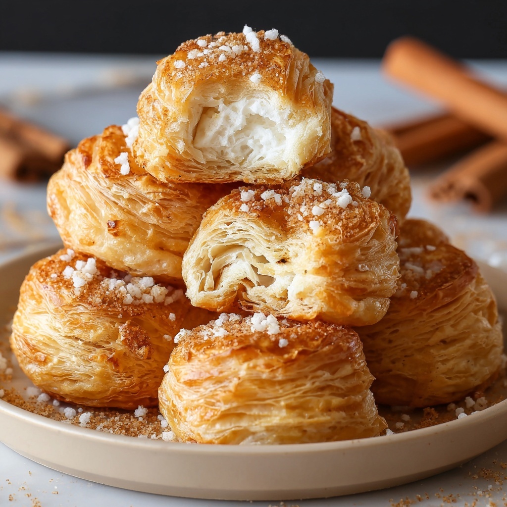 Cinnamon Cream Cheese Pastry Puffs Recipe - Recipe Image