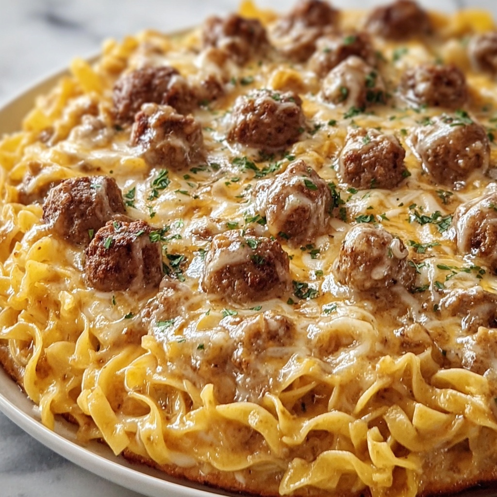 One-Pot Beef and Cheddar Ranch Pasta Recipe - Recipe Image