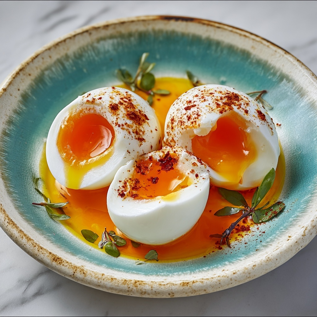 Turkish Eggs (Cilbir) Recipe - Recipe Image