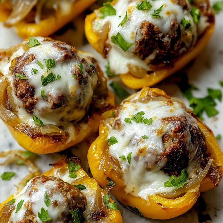 Cheesy French Onion Meatball Subs Recipe