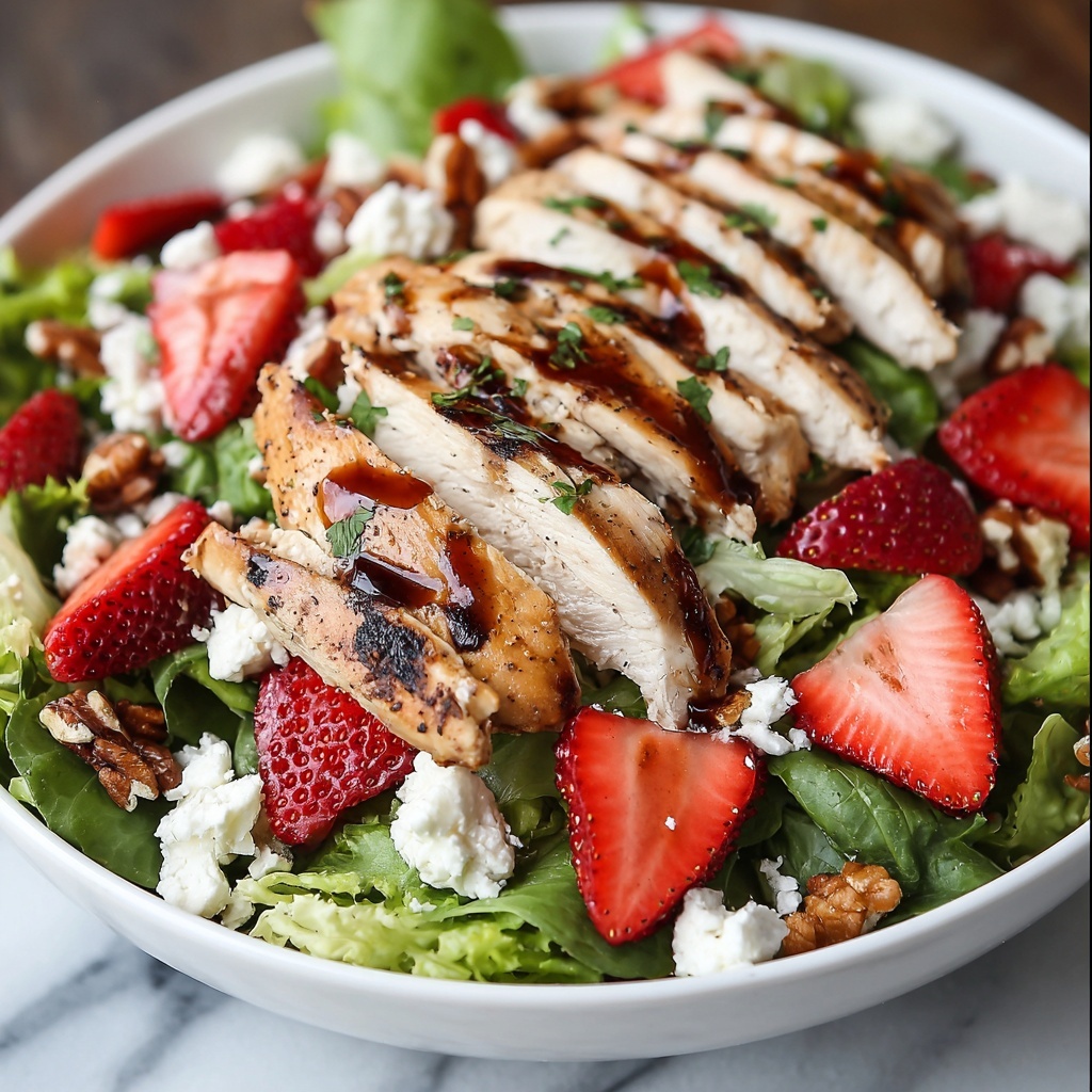 Strawberry Chicken Salad Recipe - Recipe Image