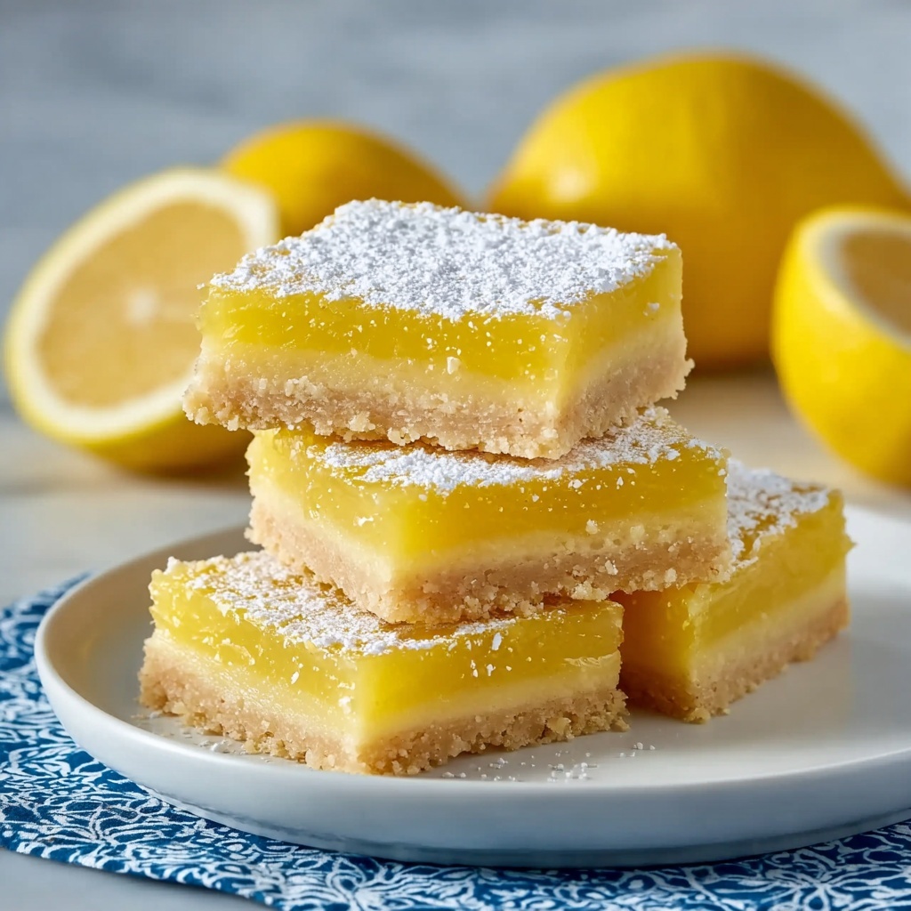Easy Gluten Free Lemon Bars Recipe - Recipe Image