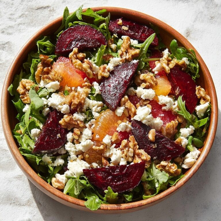 Arugula Beet Salad with Candied Walnuts and Citrus Recipe