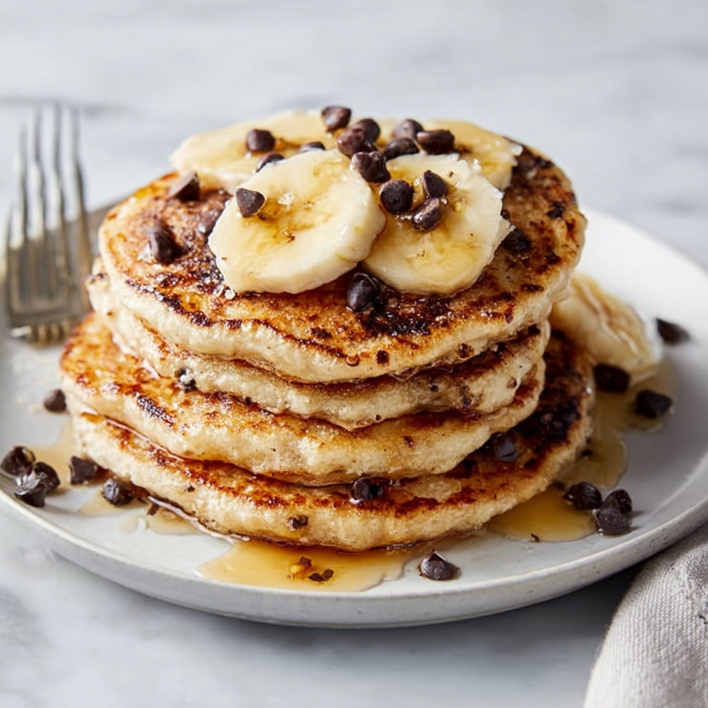 Chocolate Chip Banana Pancakes Recipe - Recipe Image