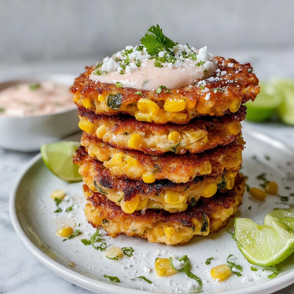Mexican Street Corn Fritters Recipe - Recipe Image