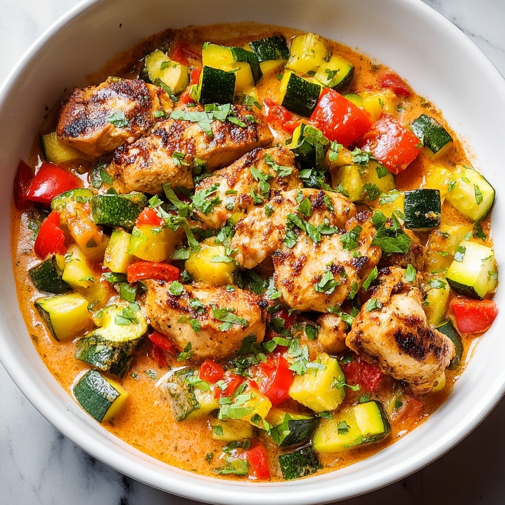 Tex-Mex Chicken and Zucchini Recipe - Recipe Image