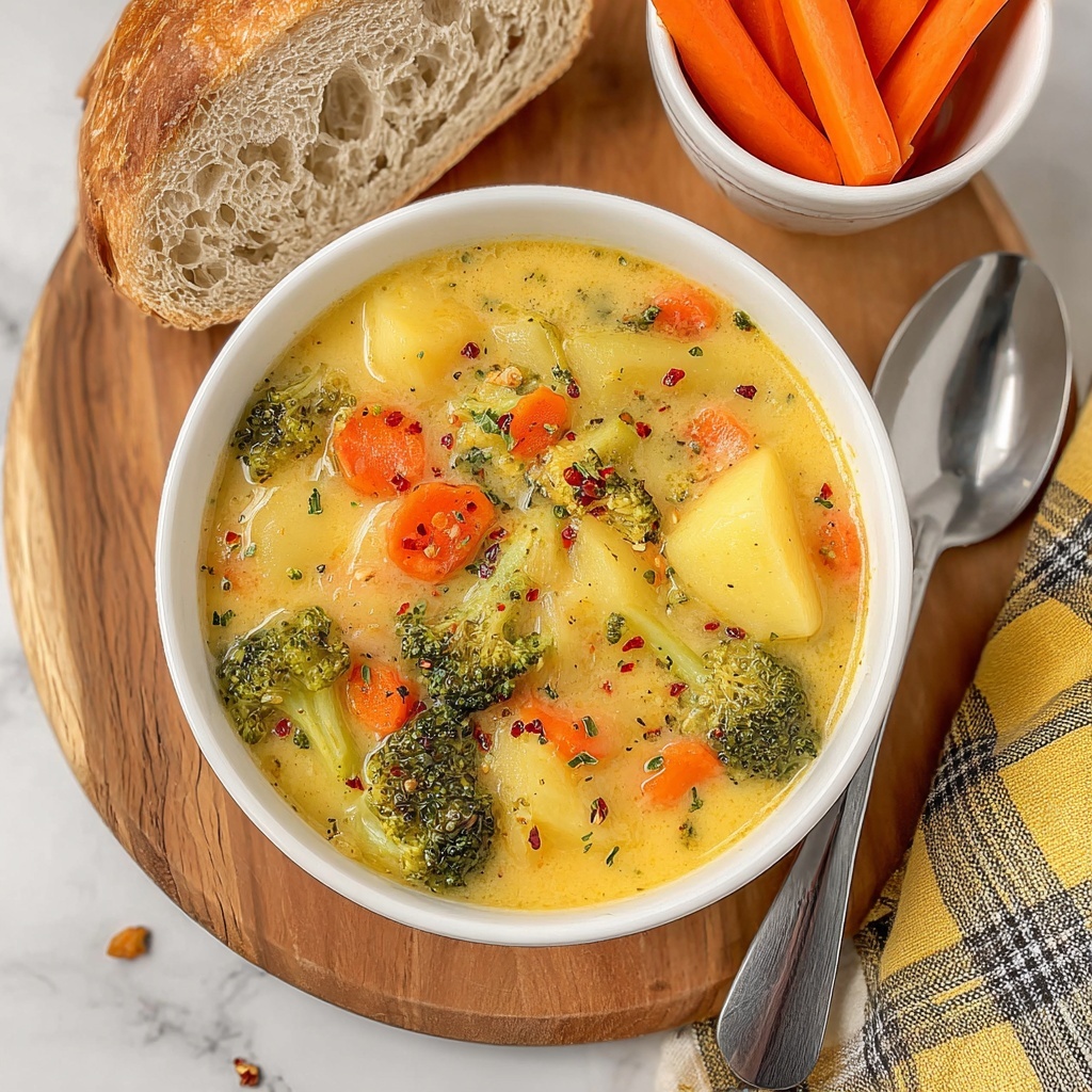 Creamy Vegetable Soup Recipe - Recipe Image