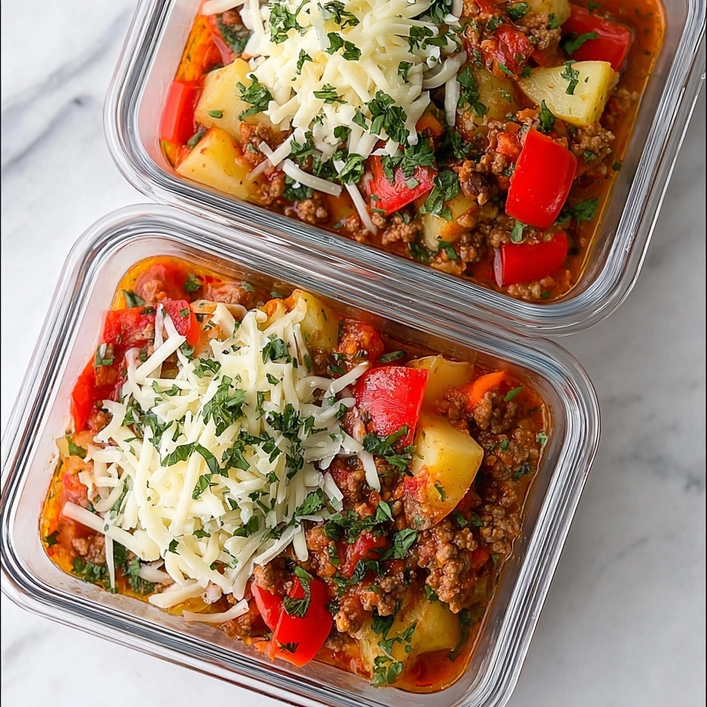 Unstuffed Pepper Bowls: A Healthy & Easy Recipe - Recipe Image