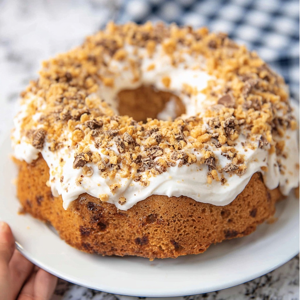 Butterfinger Pound Cake Recipe - Recipe Image