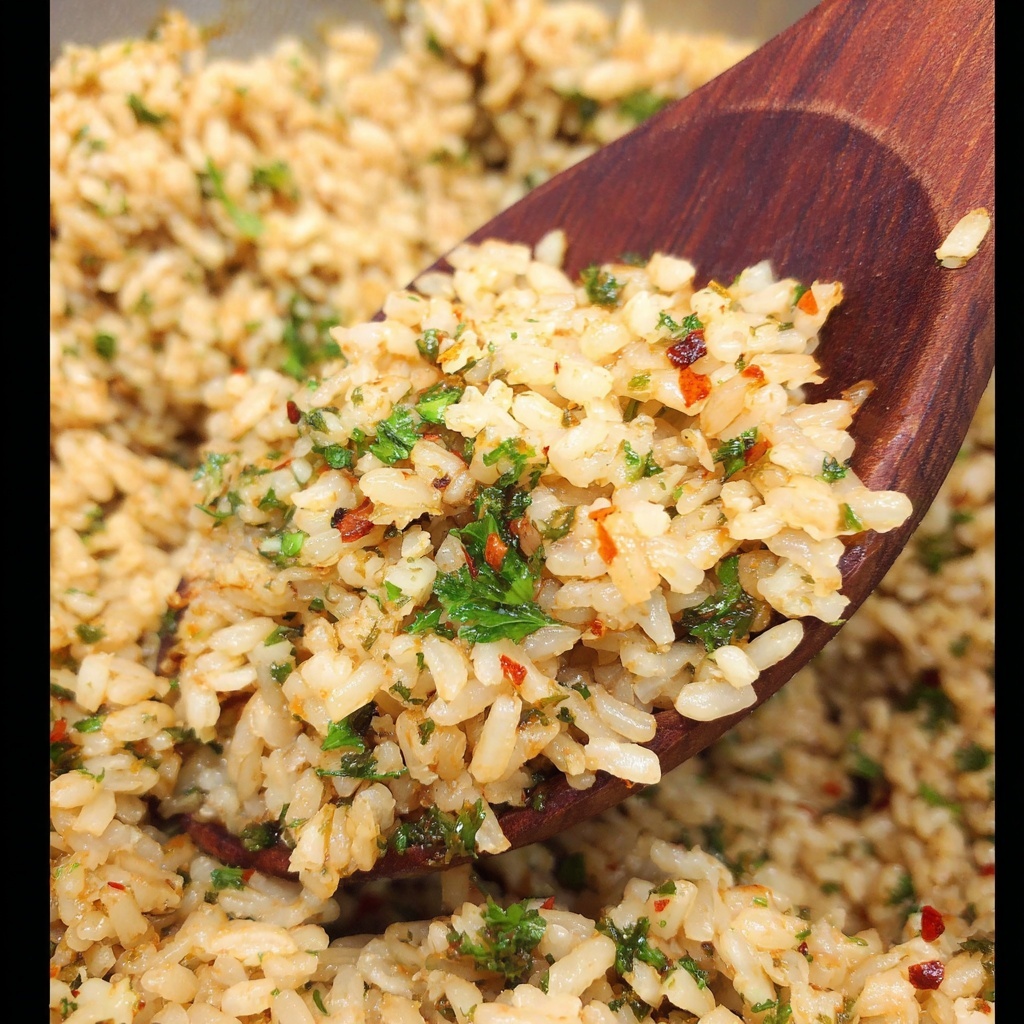 Garlic Butter Rice Recipe - Recipe Image