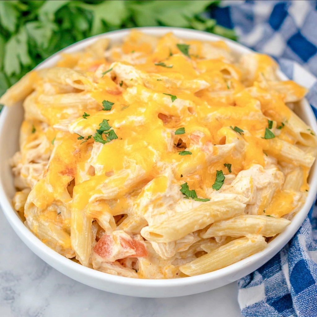 Buffalo Chicken Alfredo Pasta Recipe - Recipe Image