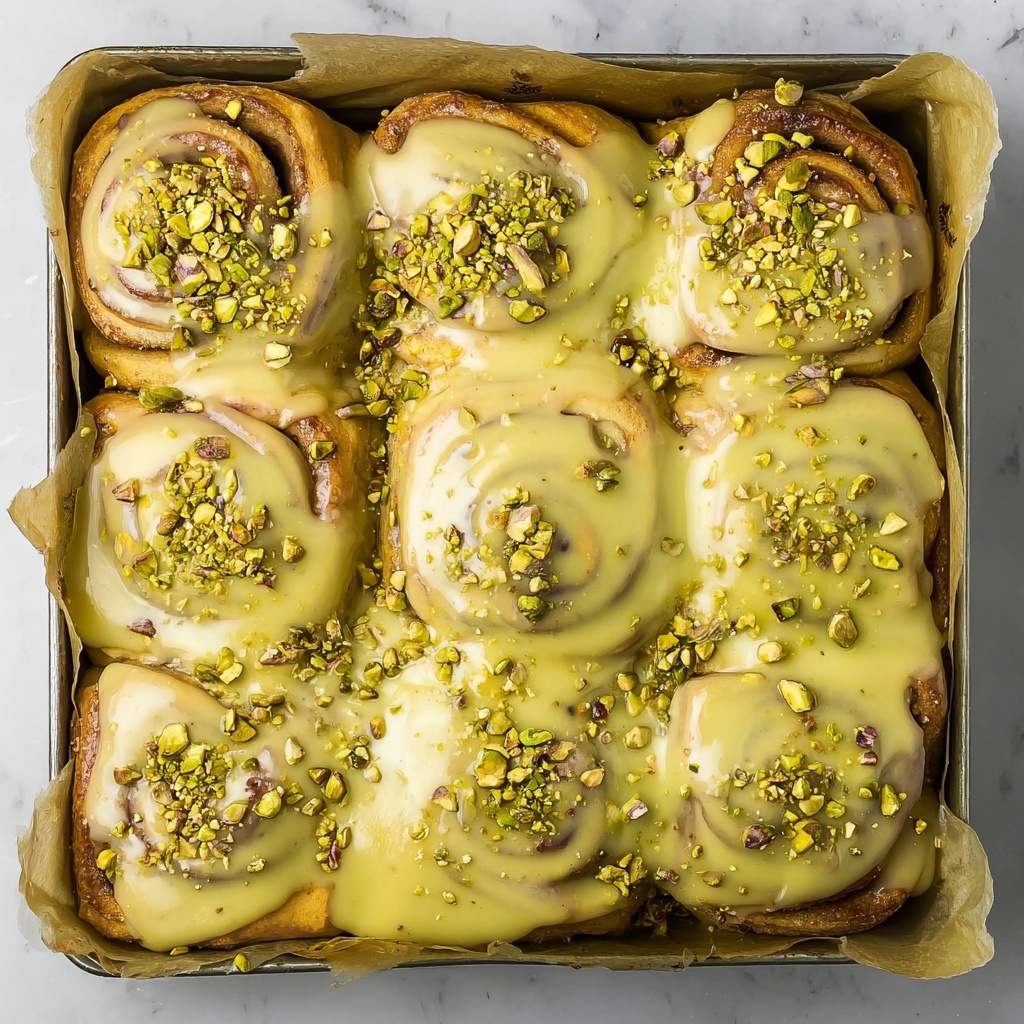 Vegan Pistachio Rolls (Fluffy & Gooey!) Recipe - Recipe Image