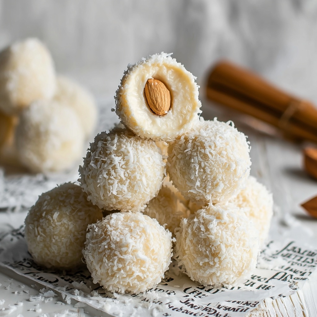 Vegan Raffaello (Coconut Truffles) Recipe - Recipe Image