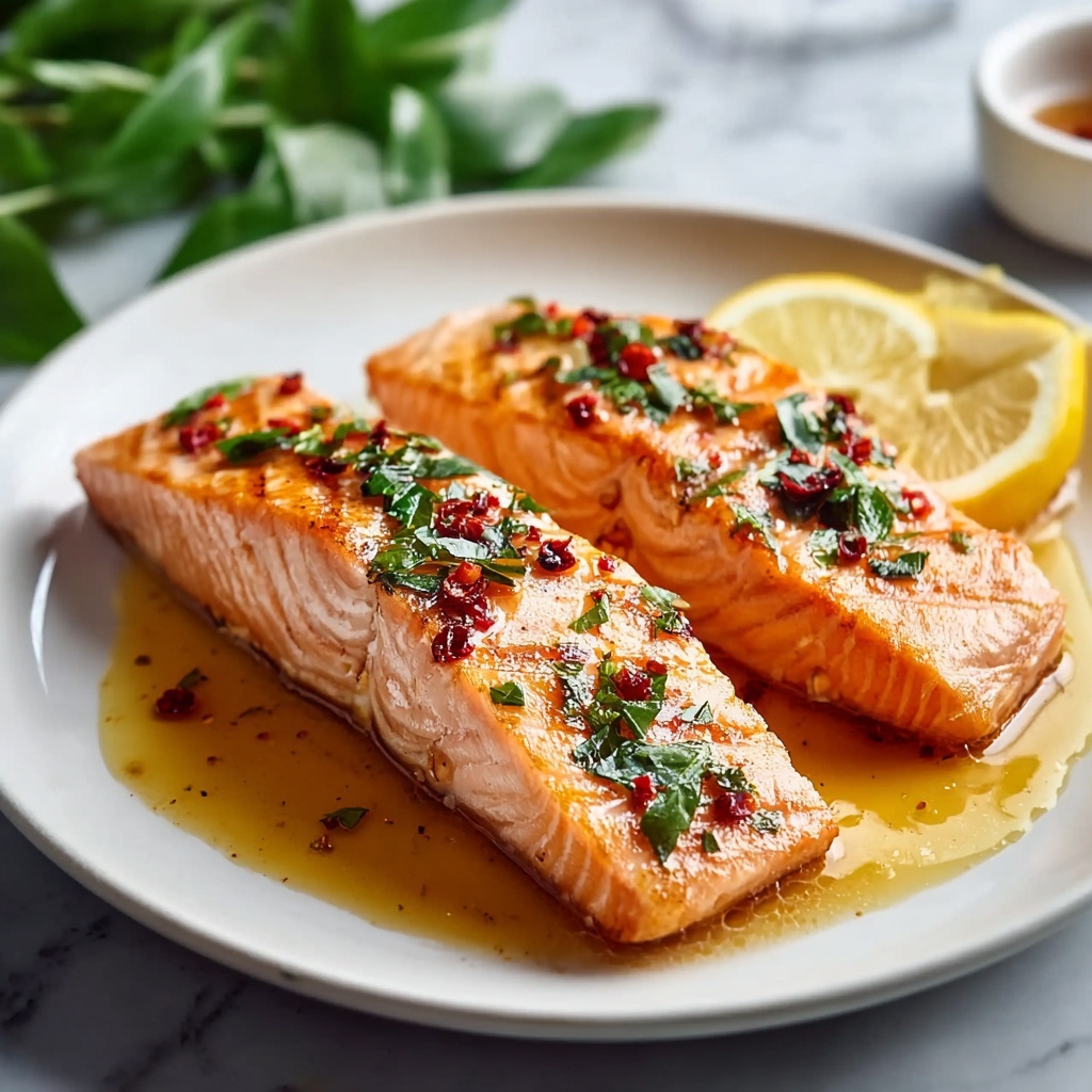 Baked Salmon with Honey Mustard Recipe - Recipe Image