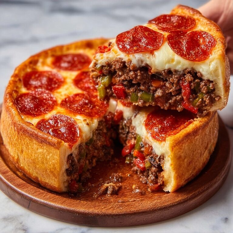 Pizza Burger Pie Recipe
