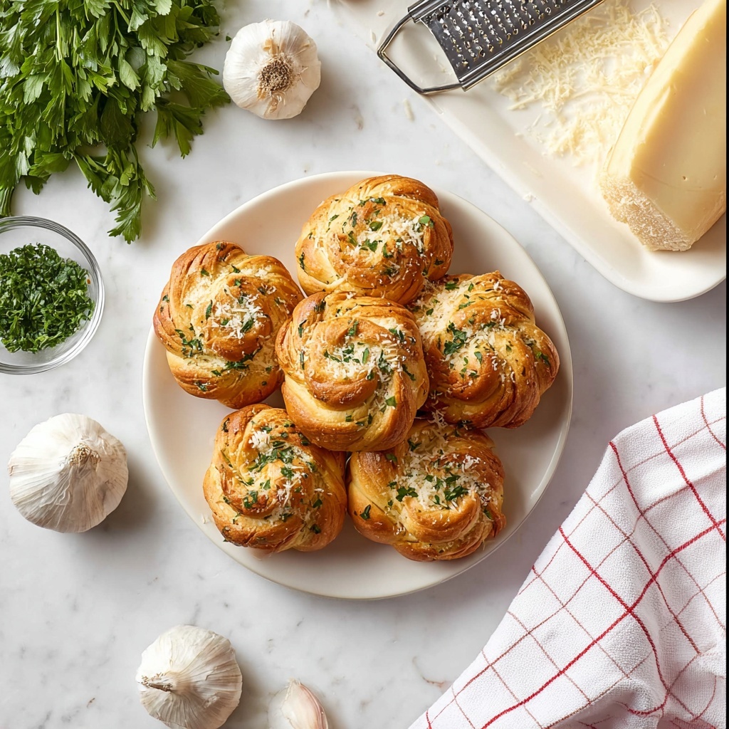 Garlic Parmesan Herb Cruffins Recipe - Recipe Image