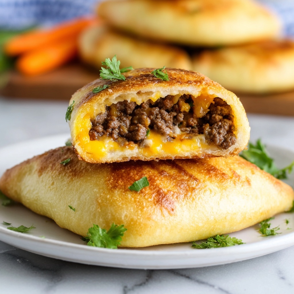 Cheeseburger Pockets Recipe - Recipe Image
