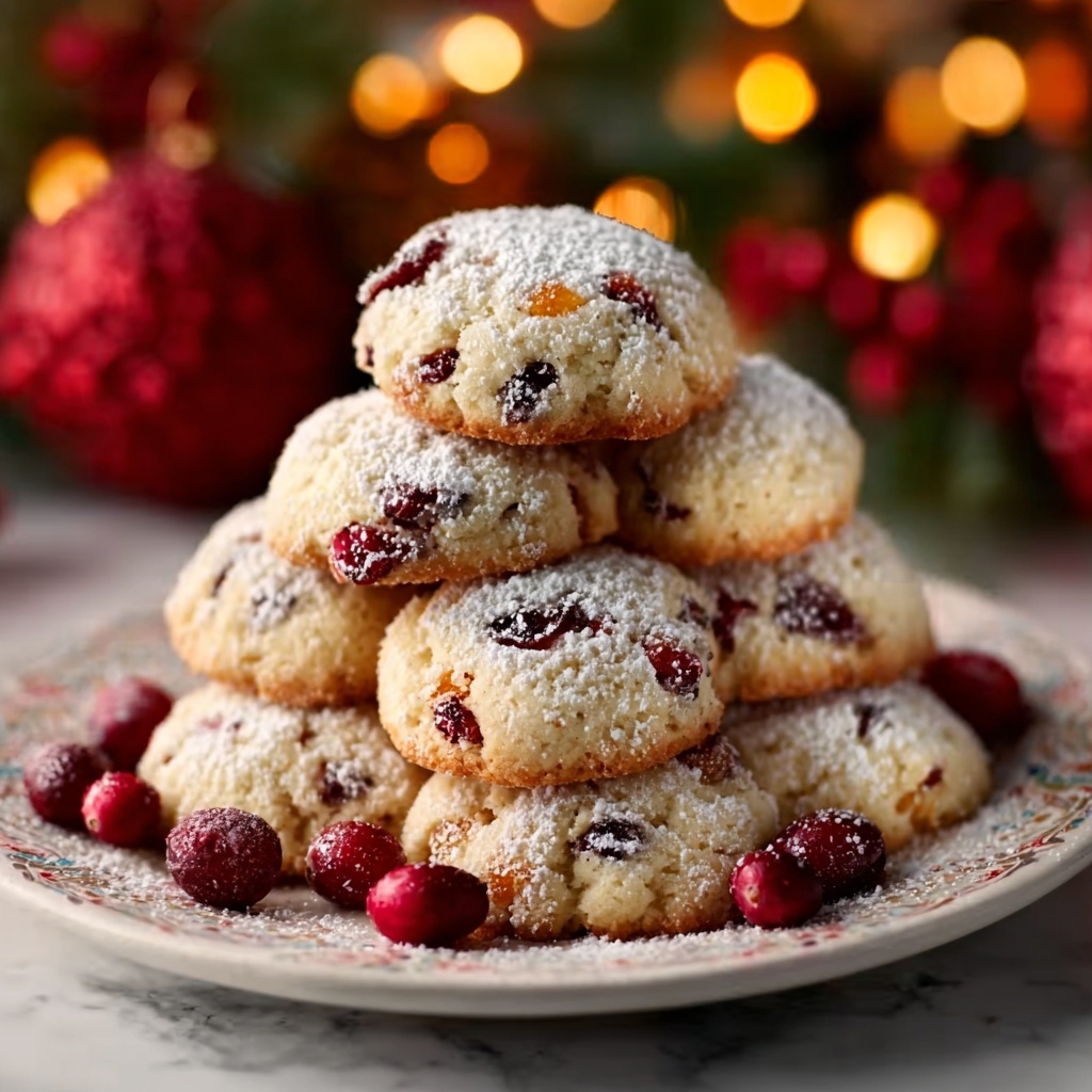 Orange Cranberry Ricotta Cookies – A Holiday Delight Recipe - Recipe Image