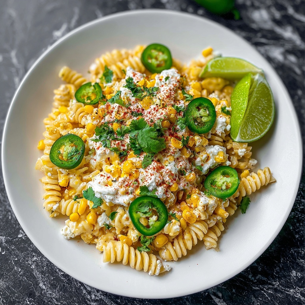 Mexican Street Corn Pasta Salad Recipe - Recipe Image
