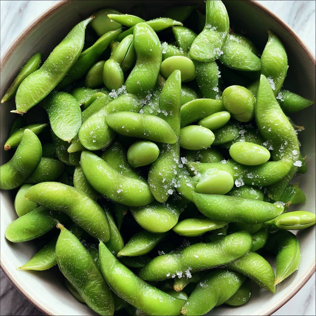 Edamame with Sea Salt and Lemon Recipe - Recipe Image