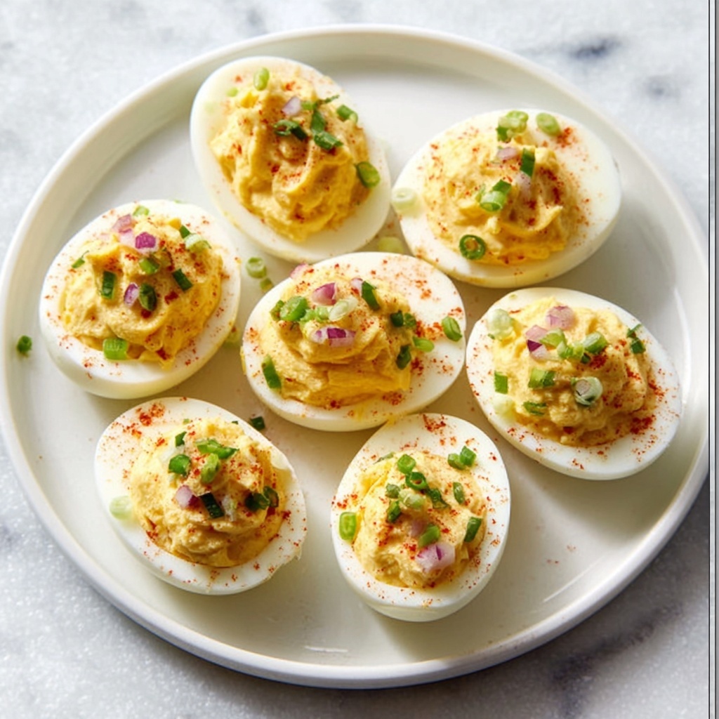Tuna-Stuffed Deviled Eggs Recipe - Recipe Image