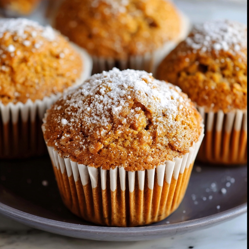 Pumpkin Oat Flour Muffins Recipe - Recipe Image