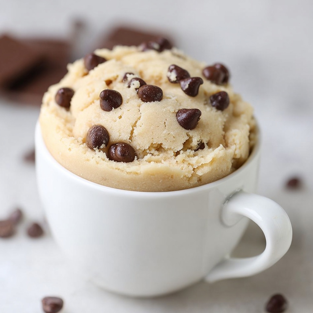 Chocolate Chip Mug Cake Recipe - Recipe Image