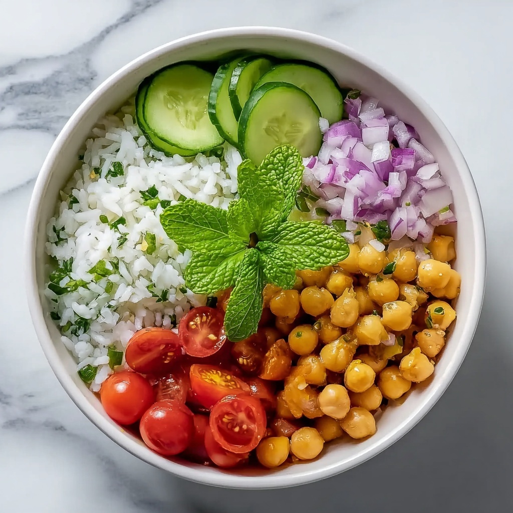 Mediterranean Chickpea Bowls with Tahini Sauce Recipe - Recipe Image
