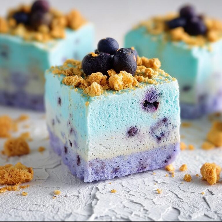 Blueberry Muffin Fudge with Oatmeal Topping Recipe