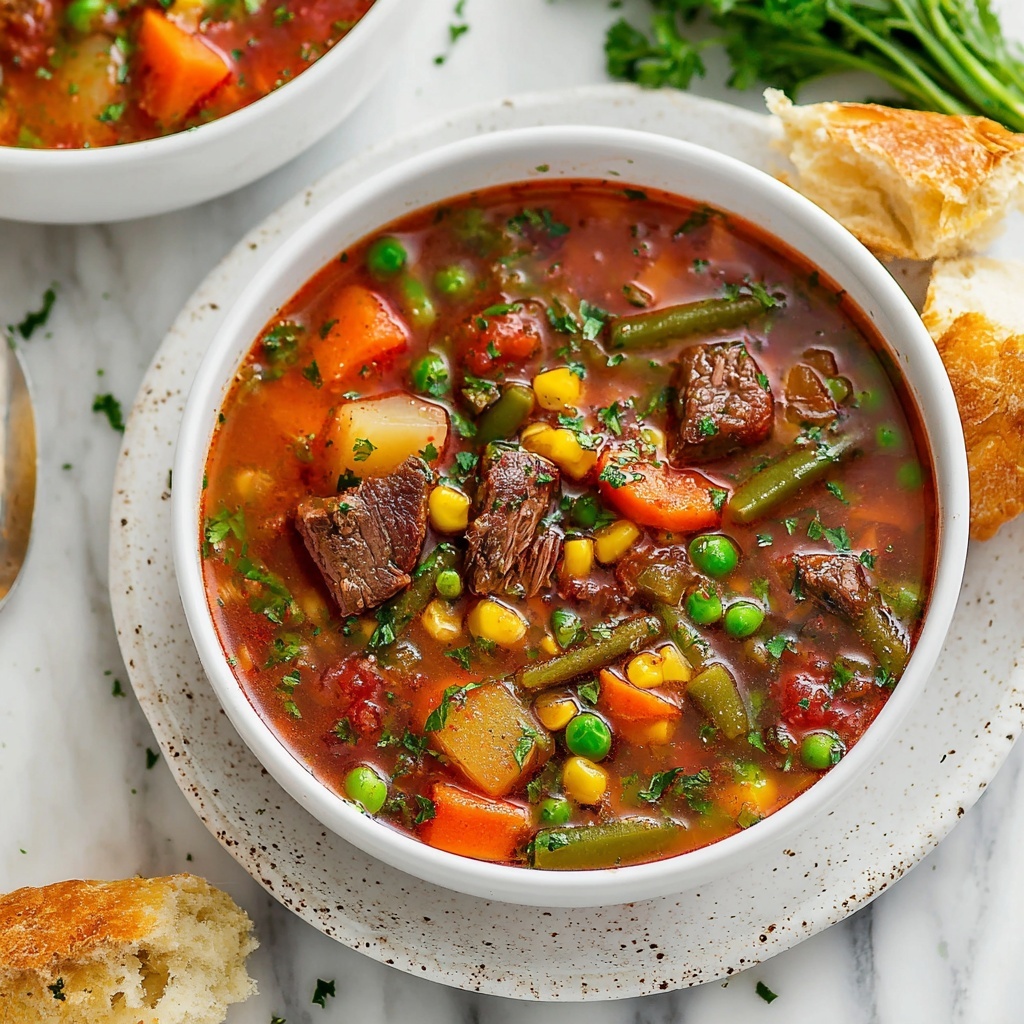 Vegetable Beef Soup Recipe - Recipe Image