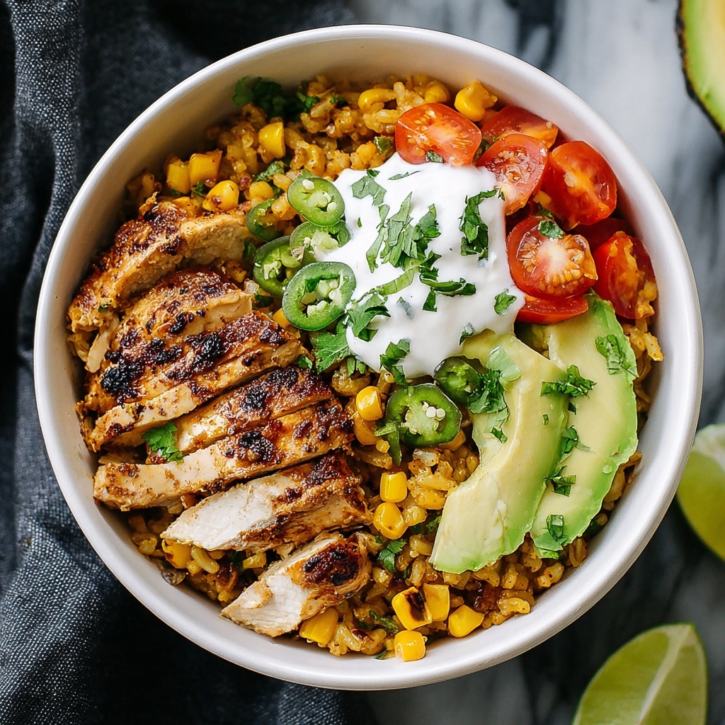 Chicken Fajita Bowls Recipe - Recipe Image