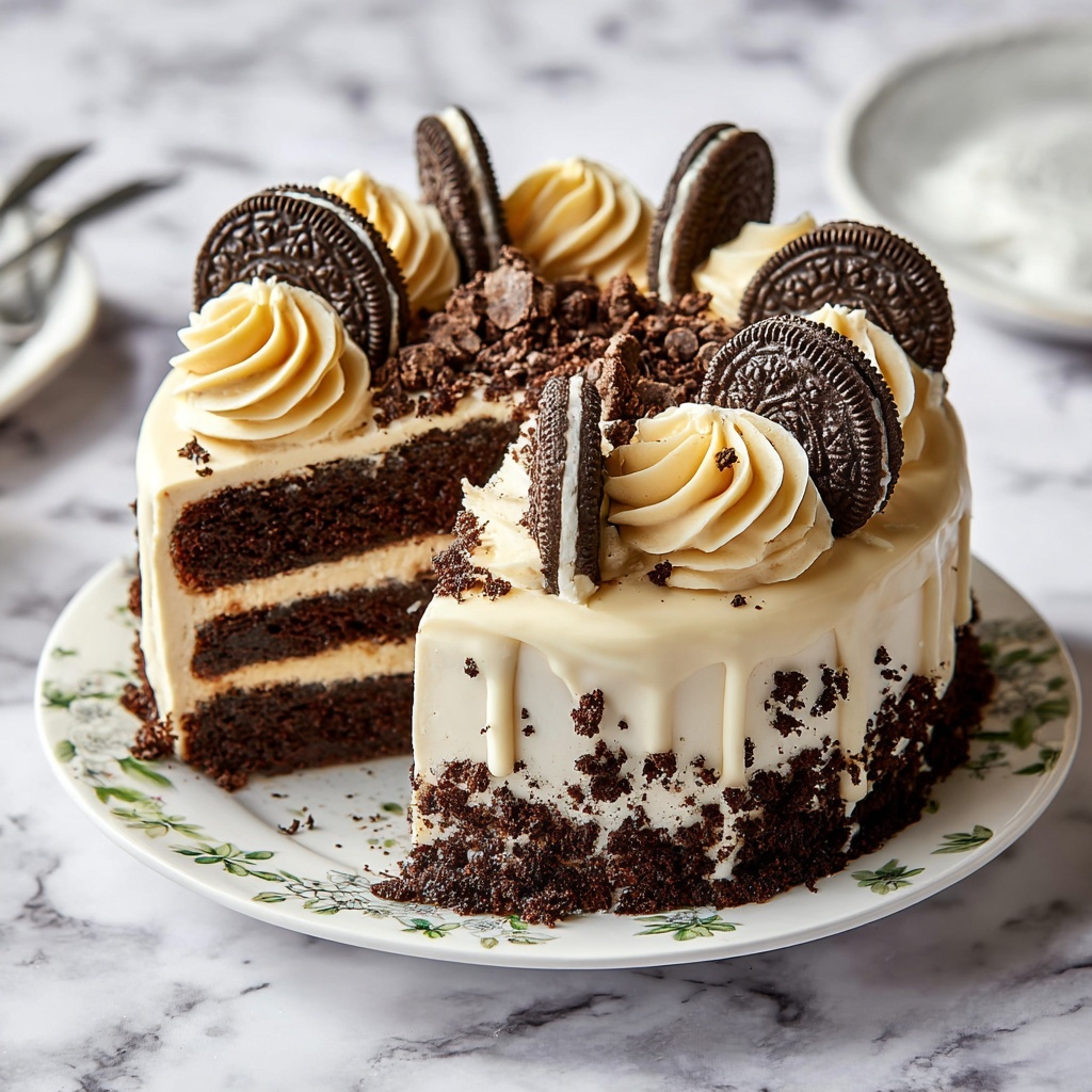 Cookies and Cream Cake Recipe - Recipe Image
