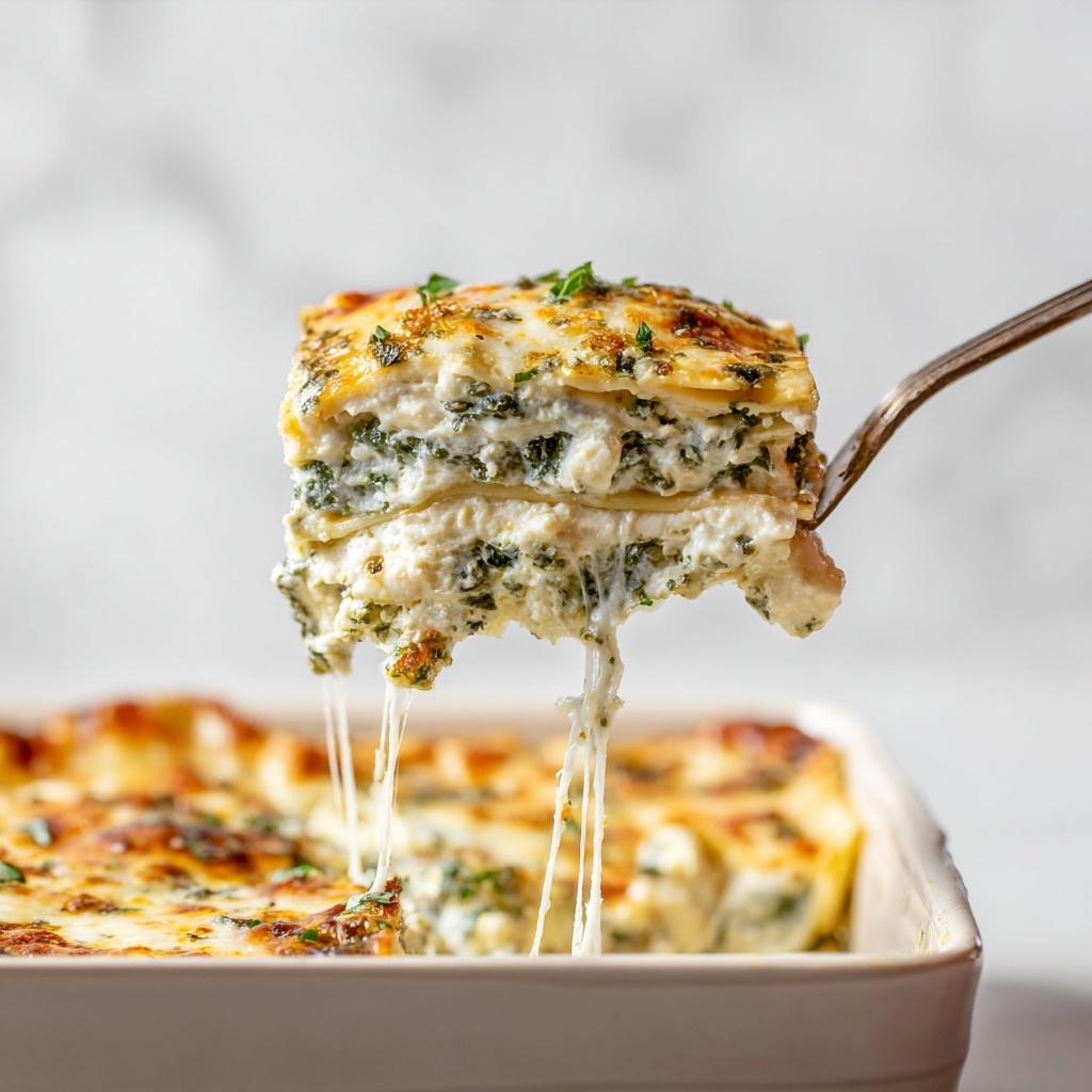 Spinach and Mushroom Lasagna Recipe - Recipe Image