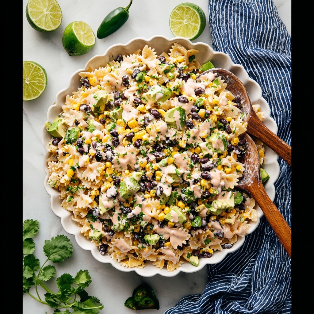 Mexican Street Corn Pasta Salad Recipe - Recipe Image