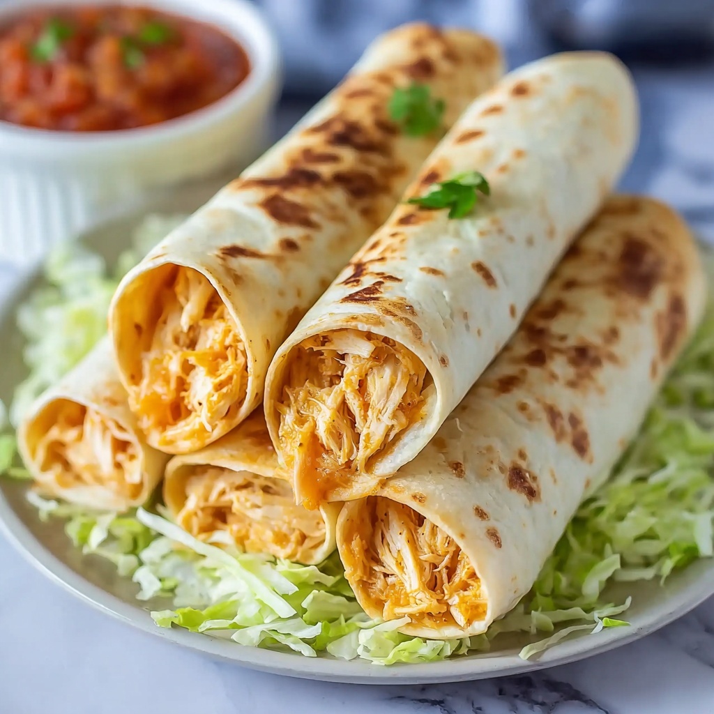 Easy Gluten-Free Chicken Taquitos Recipe - Recipe Image
