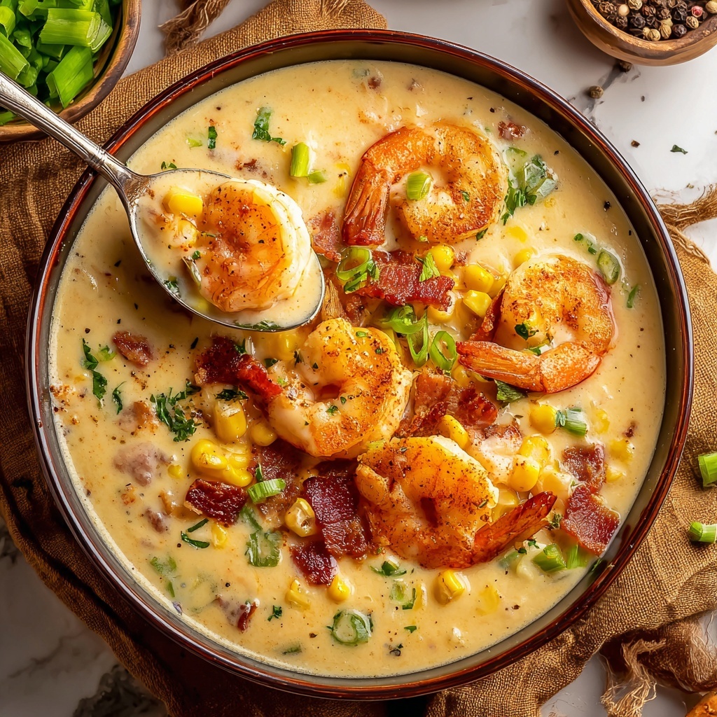 Louisiana Shrimp and Corn Bisque Recipe - Recipe Image