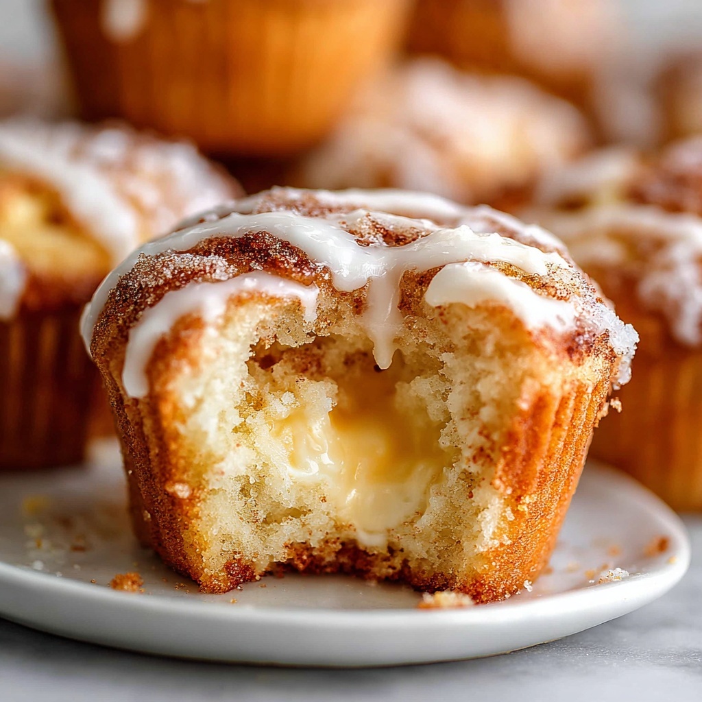 Gooey Cinnamon Cream Cheese Muffins Recipe - Recipe Image
