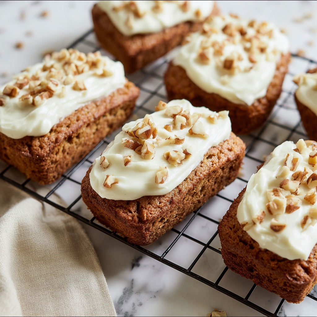 Mini Carrot Cake Loaves Recipe - Recipe Image