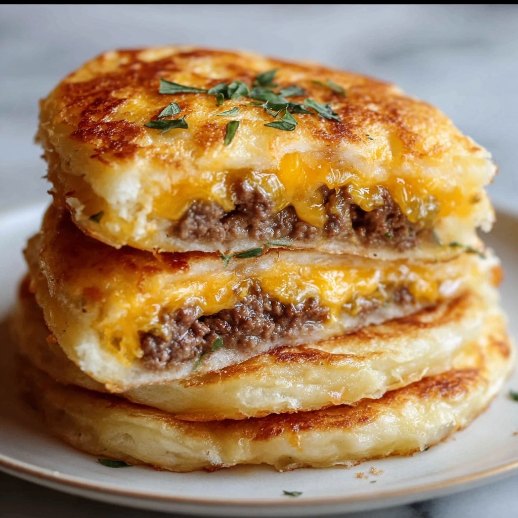 Beef and Cheese Butter Swim Biscuits Recipe - Recipe Image