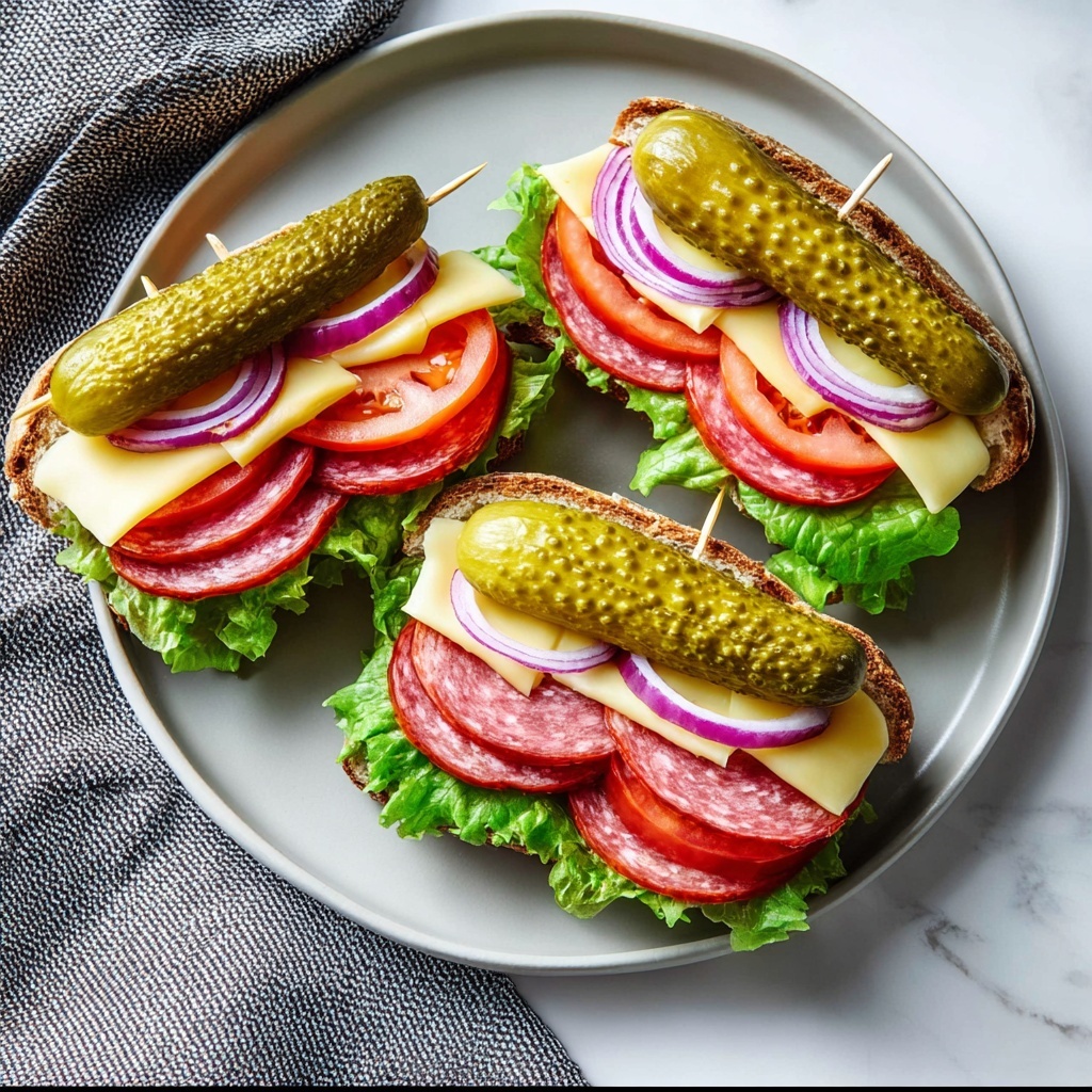 Low-Carb Pickle Sandwich Recipe - Recipe Image