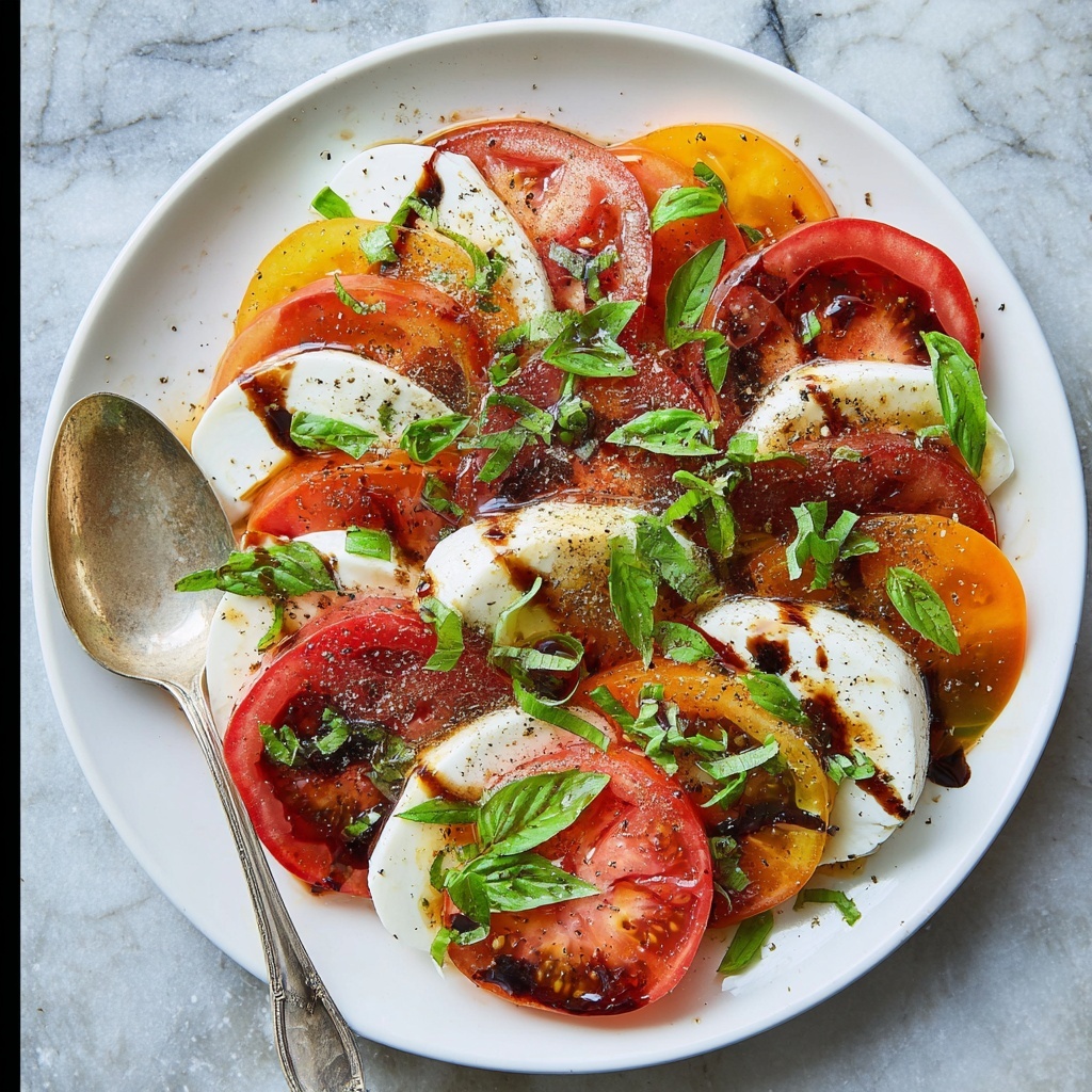 Caprese Salad with Balsamic Glaze Recipe - Recipe Image