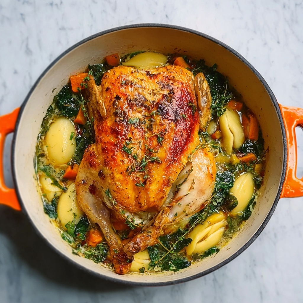 Chicken In A Pot with Lemon and Orzo Recipe - Recipe Image
