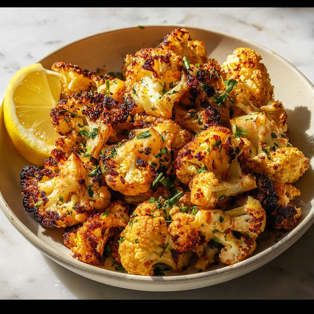 Garlic-Parmesan Roasted Cauliflower Recipe - Recipe Image