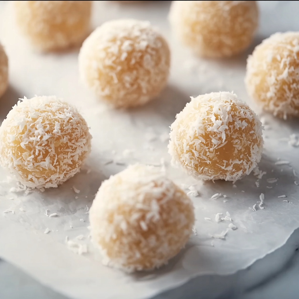 Snowballs Coconut Fudge Truffles Recipe - Recipe Image