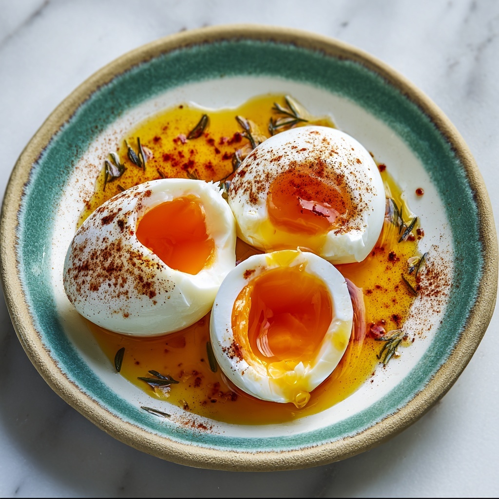 Turkish Eggs (Cilbir) Recipe - Recipe Image