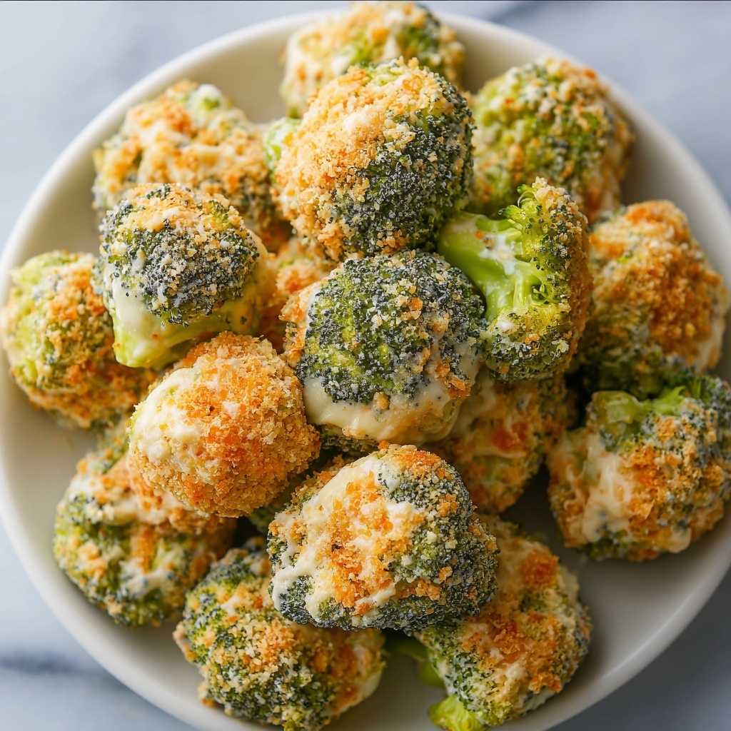 Baked Broccoli Cheese Balls Recipe - Recipe Image
