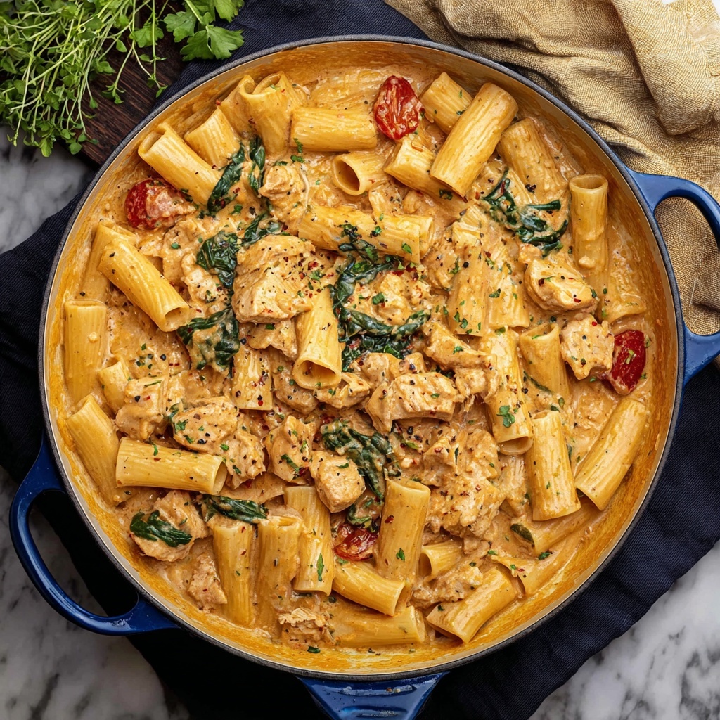 Tuscan Chicken Pasta Recipe - Recipe Image