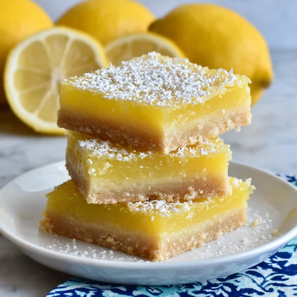 Easy Gluten Free Lemon Bars Recipe - Recipe Image
